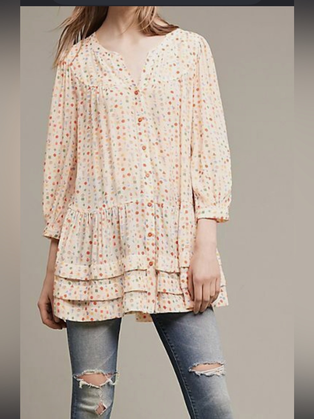 Anthropologie Paccia Buttondown Tunic, by Maeve